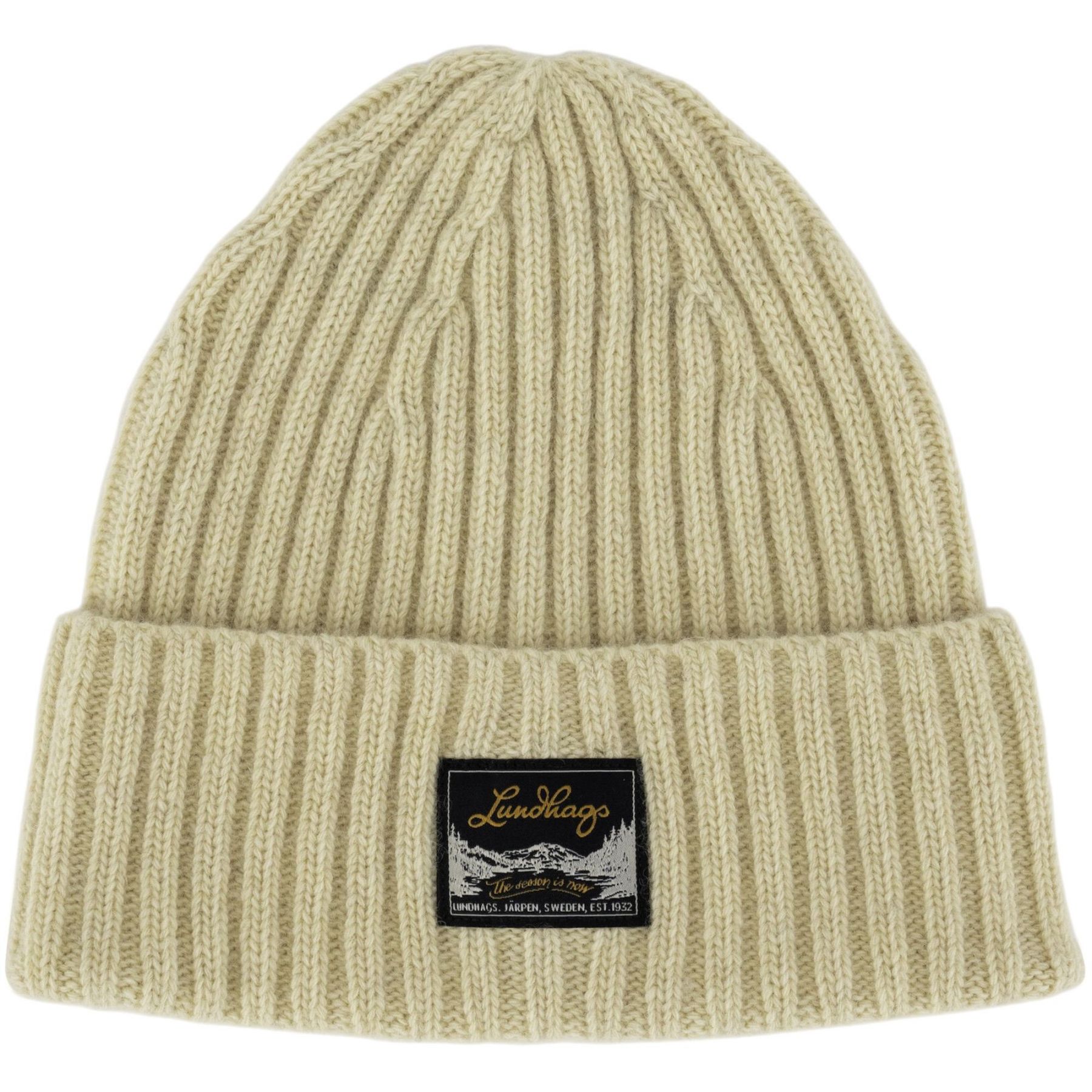 Lundhags Knak Wool Beanie, lue, beige