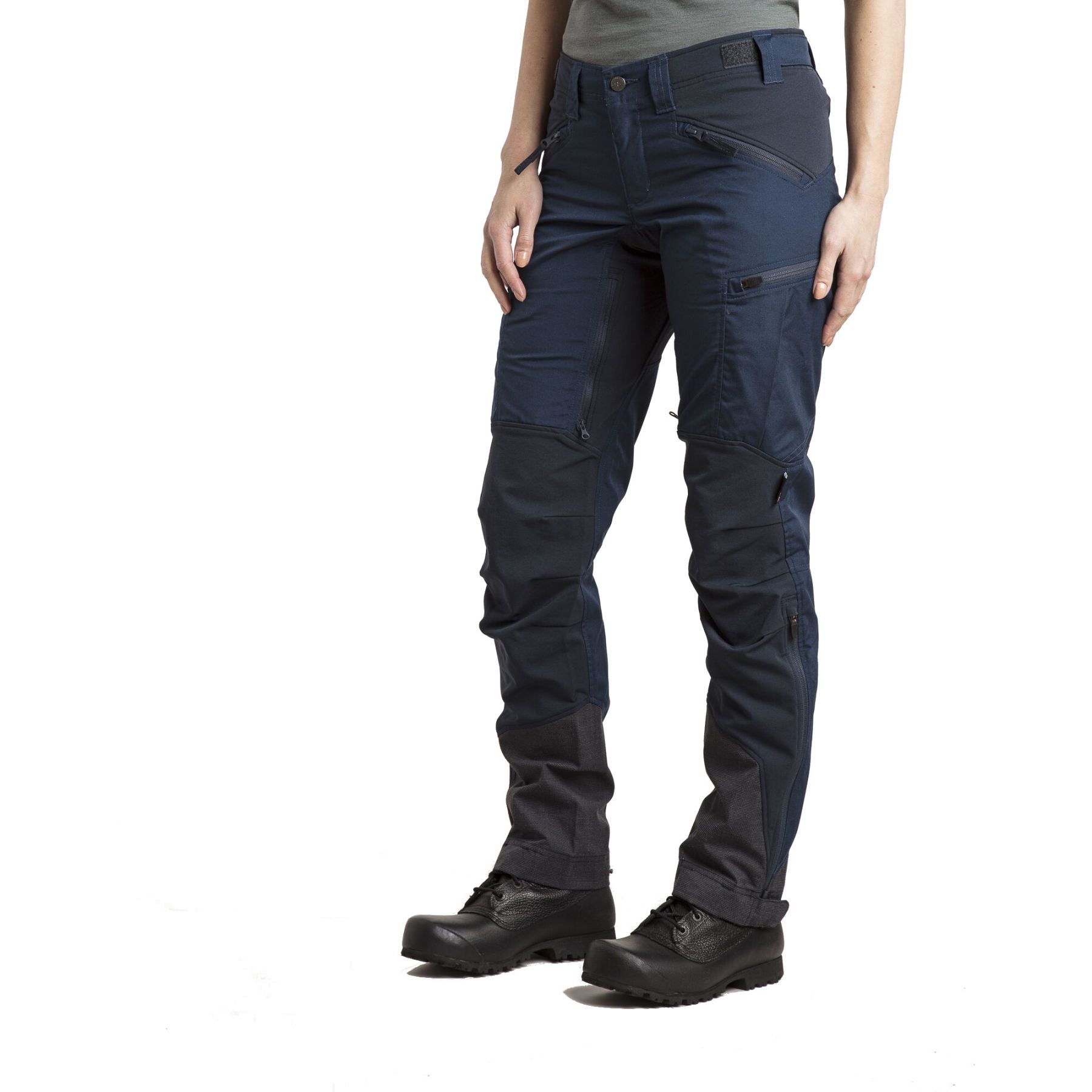 Lundhags Makke Ws Pant Short, turbukse, dame, blå