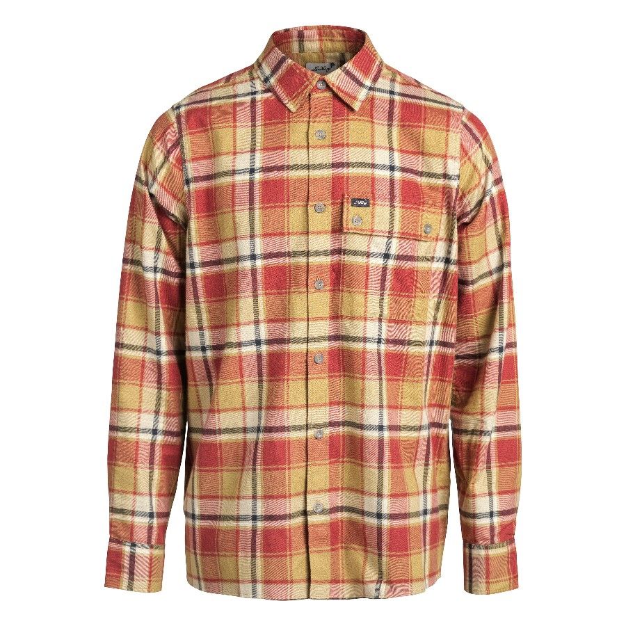 Lundhags Plaid Jarpen Flannel Shirt, skjorte, rosewood