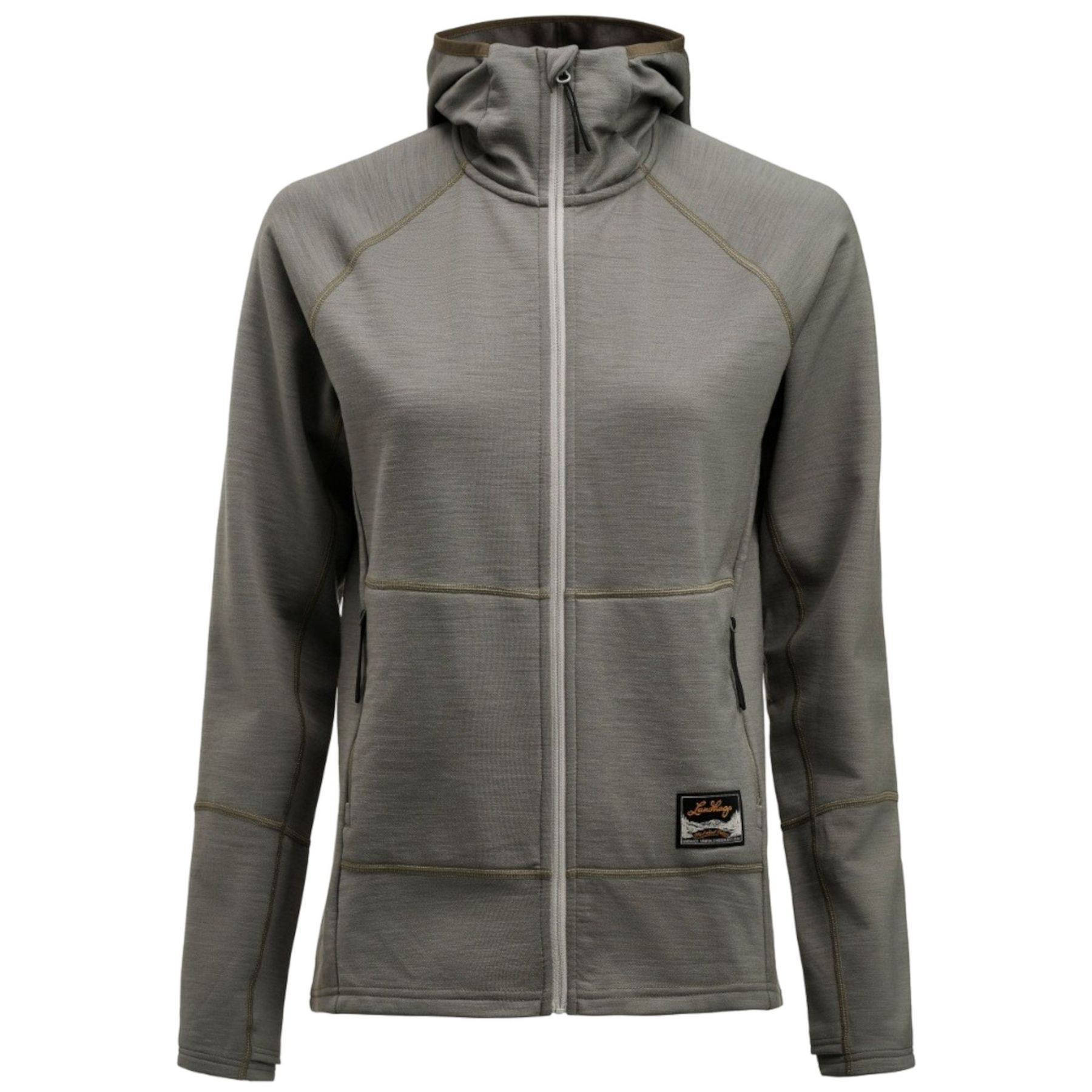 Lundhags Tived Merino Hoodie, mellomlag, dame, grønn