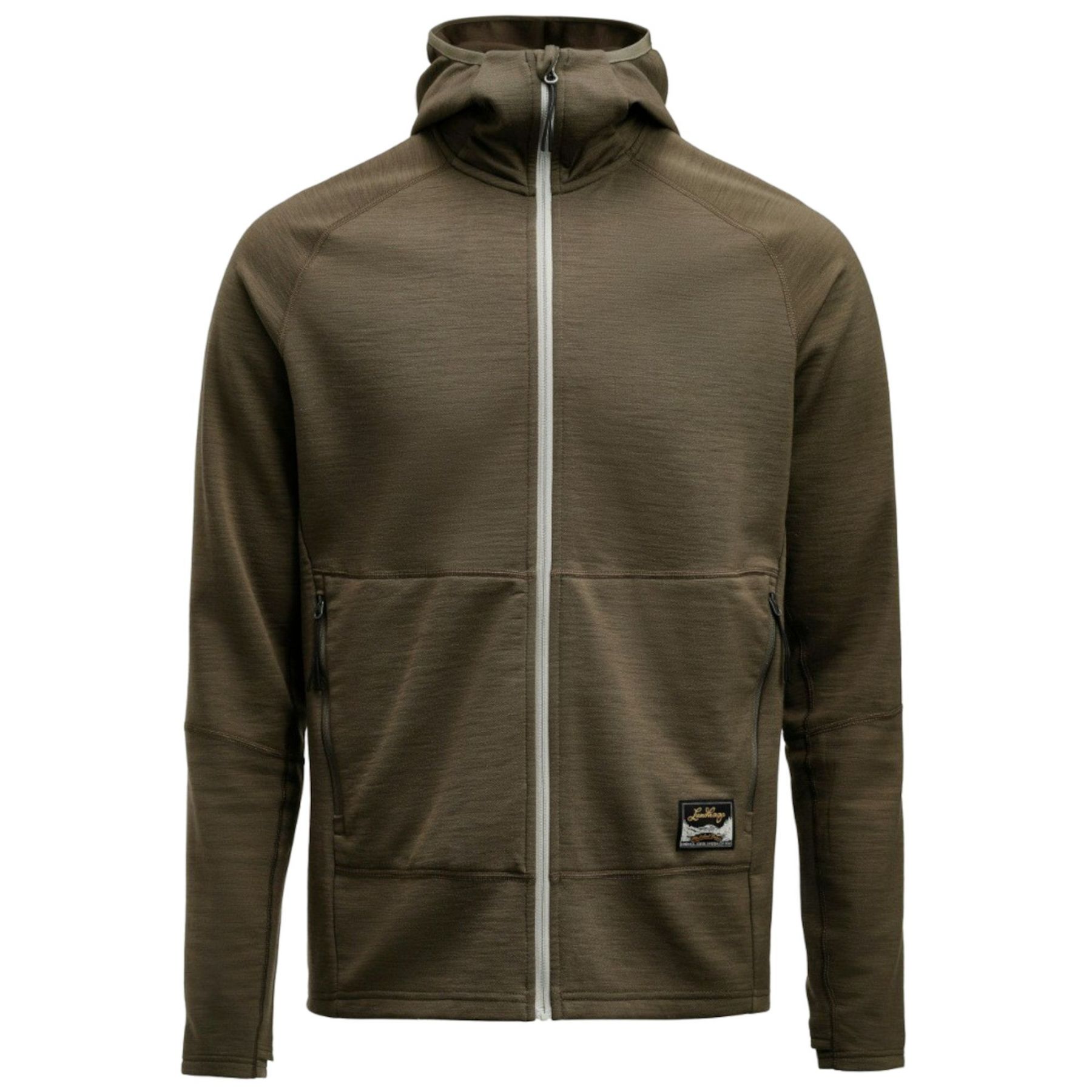 Lundhags Tived Merino Hoodie, mellomlag, herre, grønn