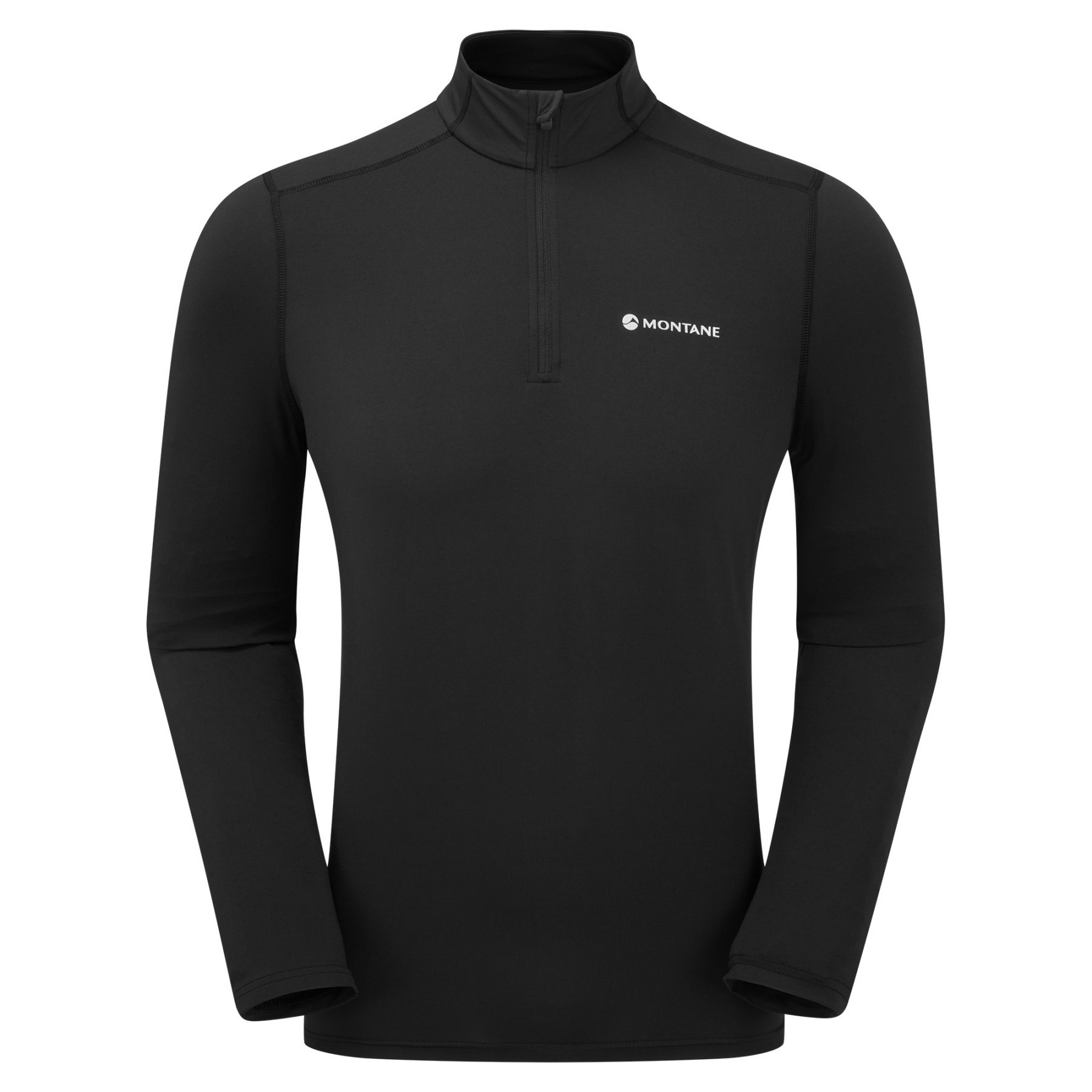 Montane Dart Xt Zip Neck, herre, svart