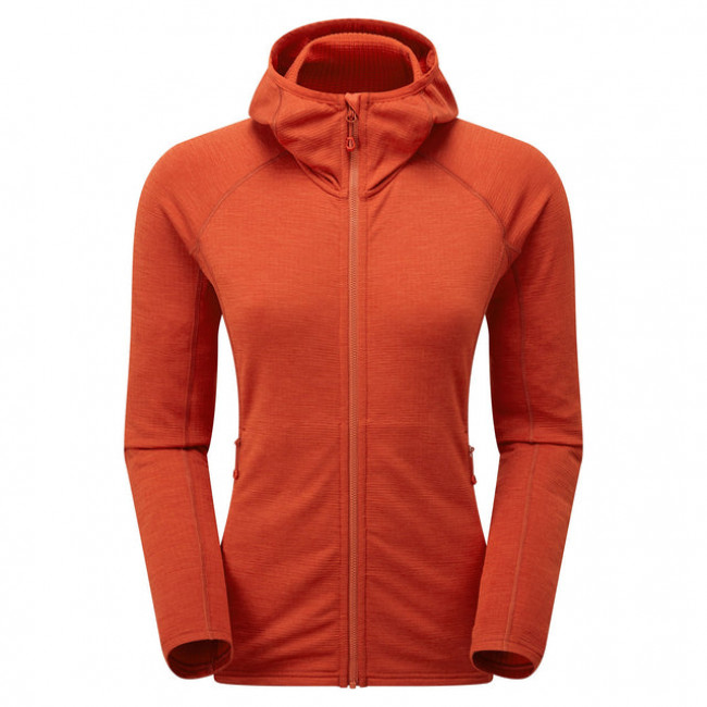 Montane F Protium Hoodie, fleecegenser, dame, rød