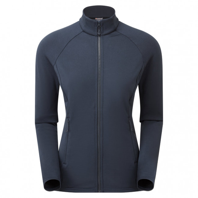 Montane F Protium Jacket, fleecegenser, dame, blå