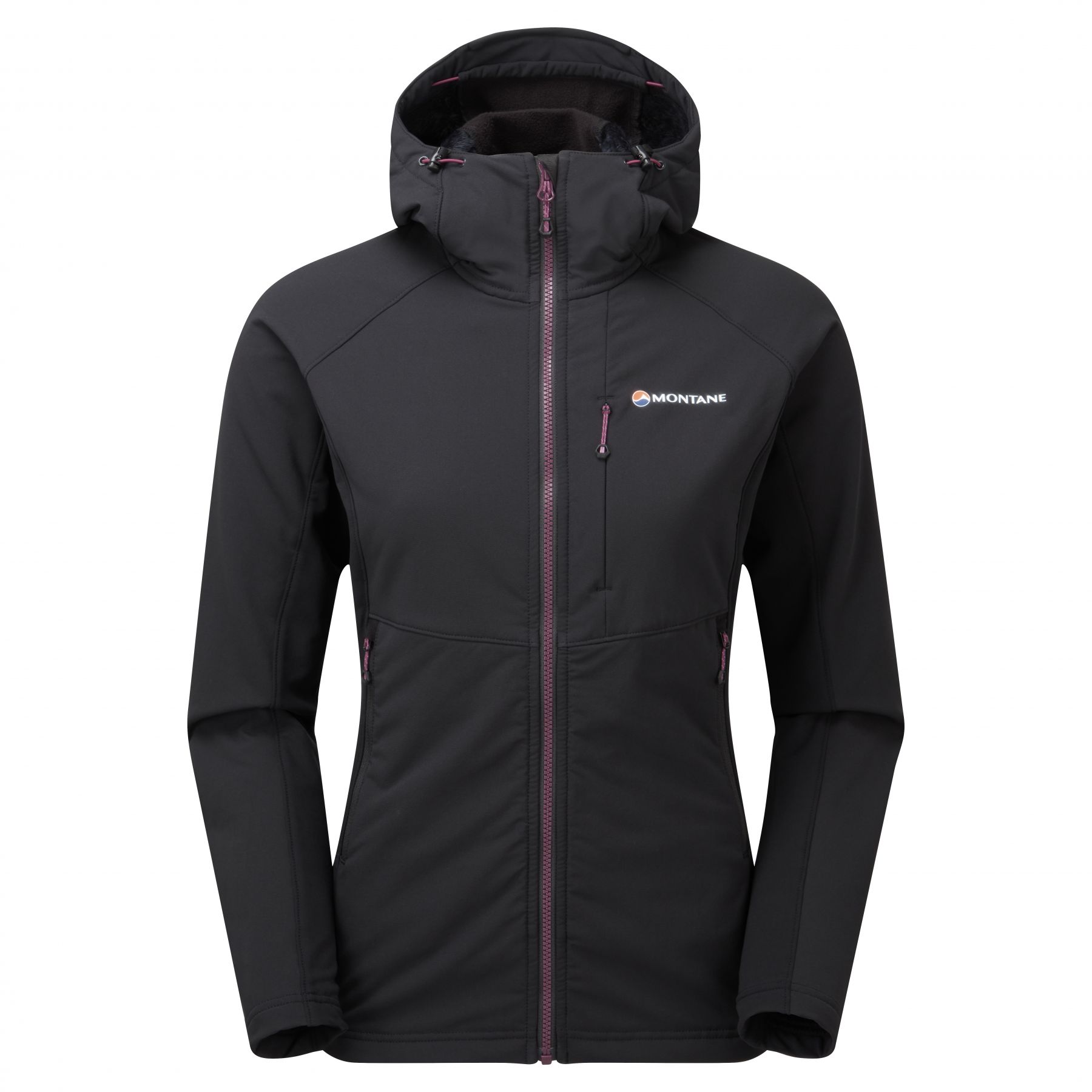 Montane Fem Krypton Hoodie, softshelljakke, dame, svart