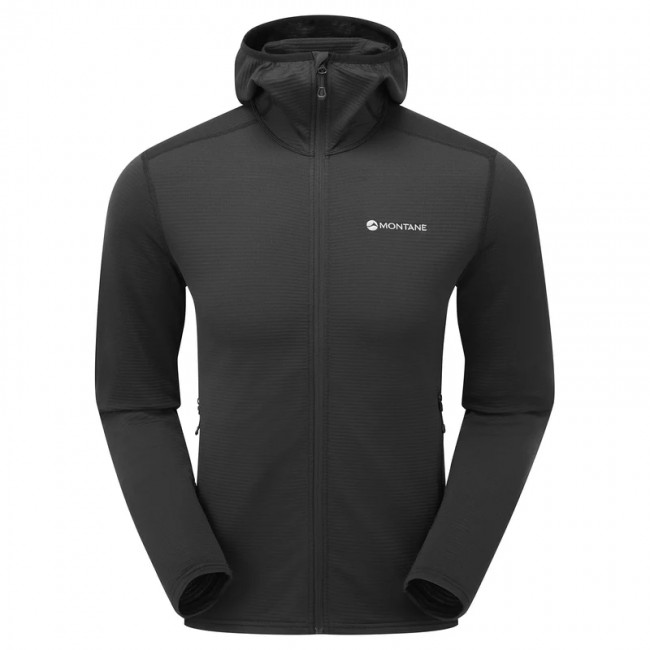 Montane Protium Lite Hoodie, fleecegenser, herre, svart
