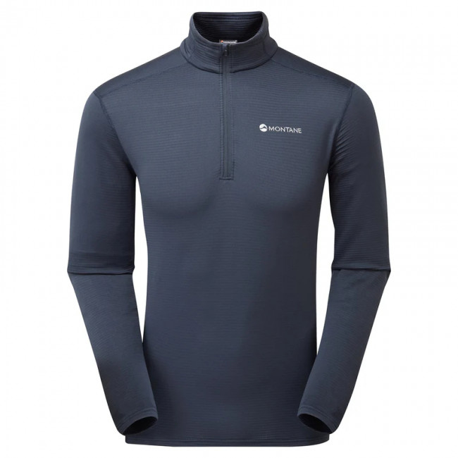 Montane Protium Lite Pull-On, fleecegenser, herre, blå