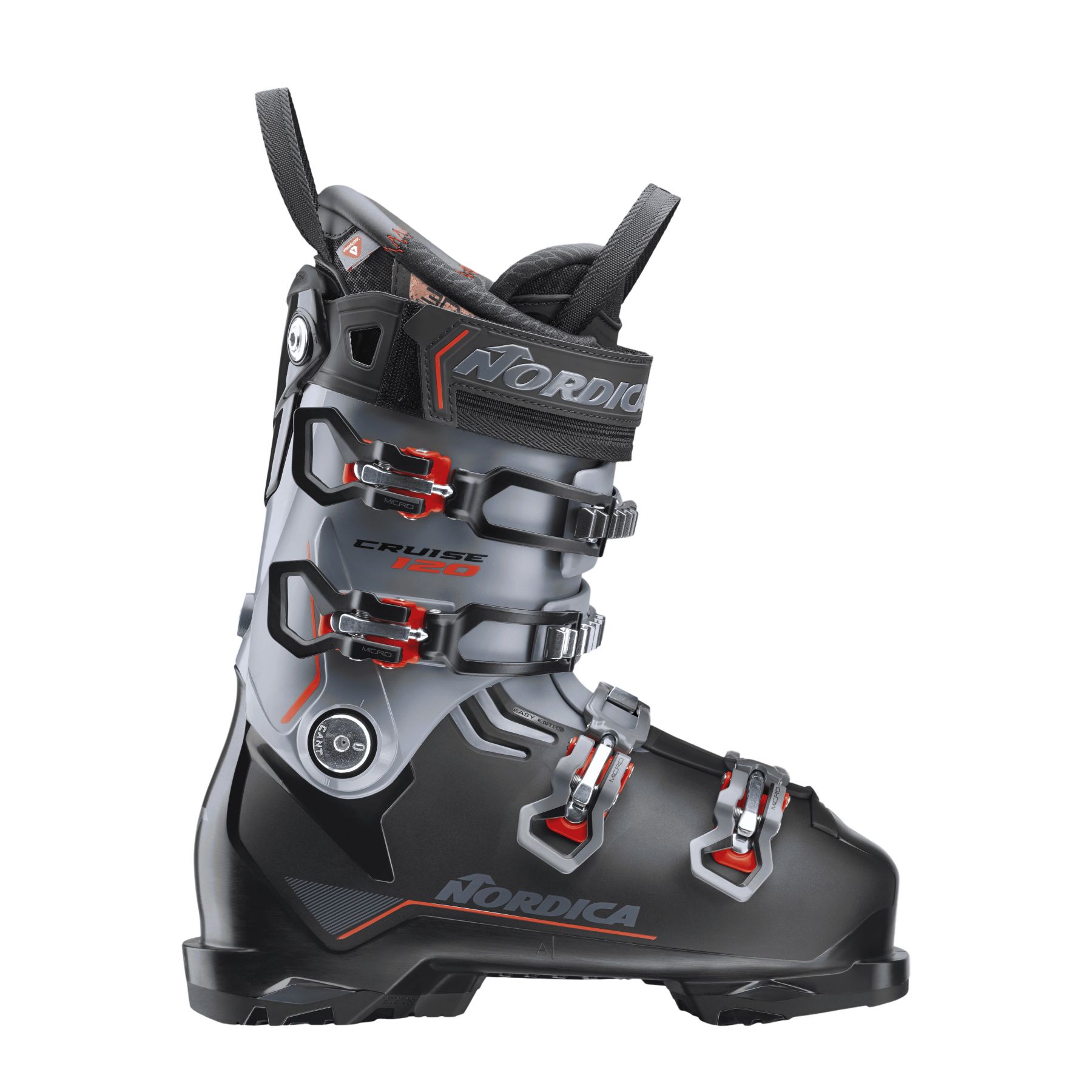 Nordica The cruise 120, Skistøvler, Herre, Black/Grey/Red
