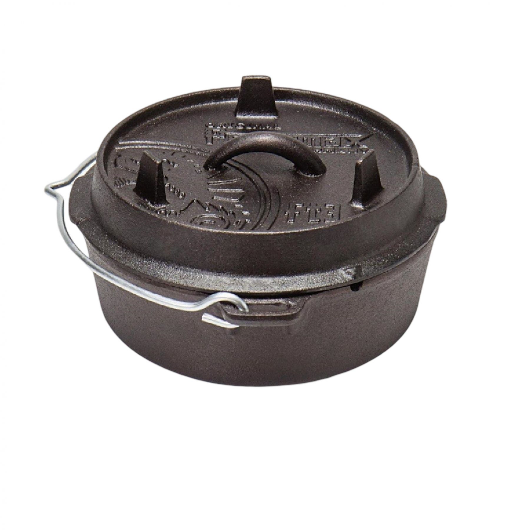 Petromax Dutch Oven FT3, flat, svart
