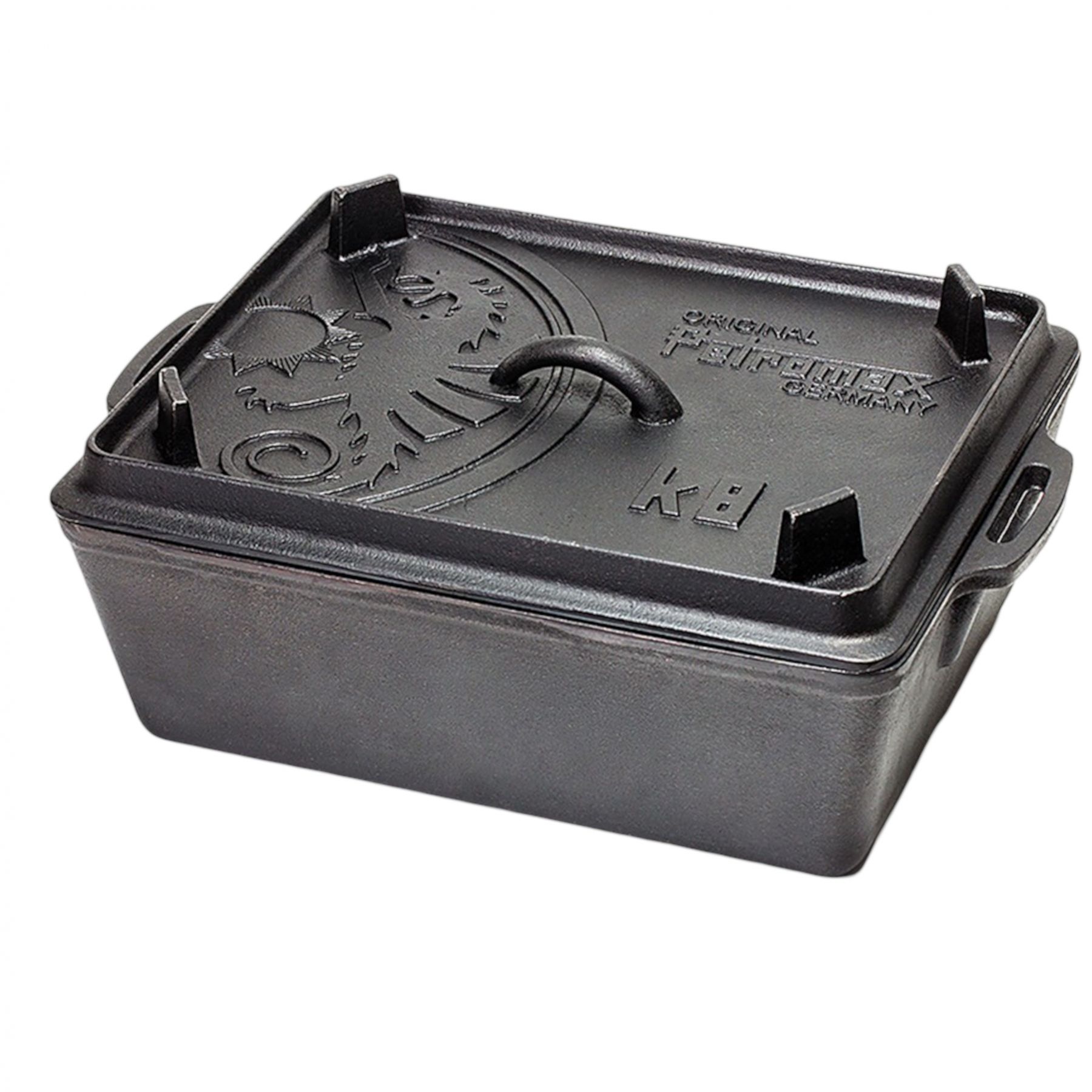 Petromax Loaf Pan K8 med lokk, svart