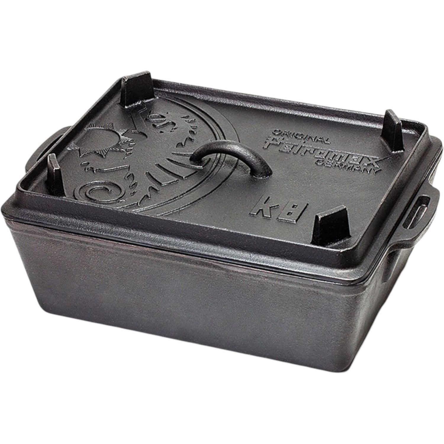 Petromax Loaf Pan K8 med lokk, svart
