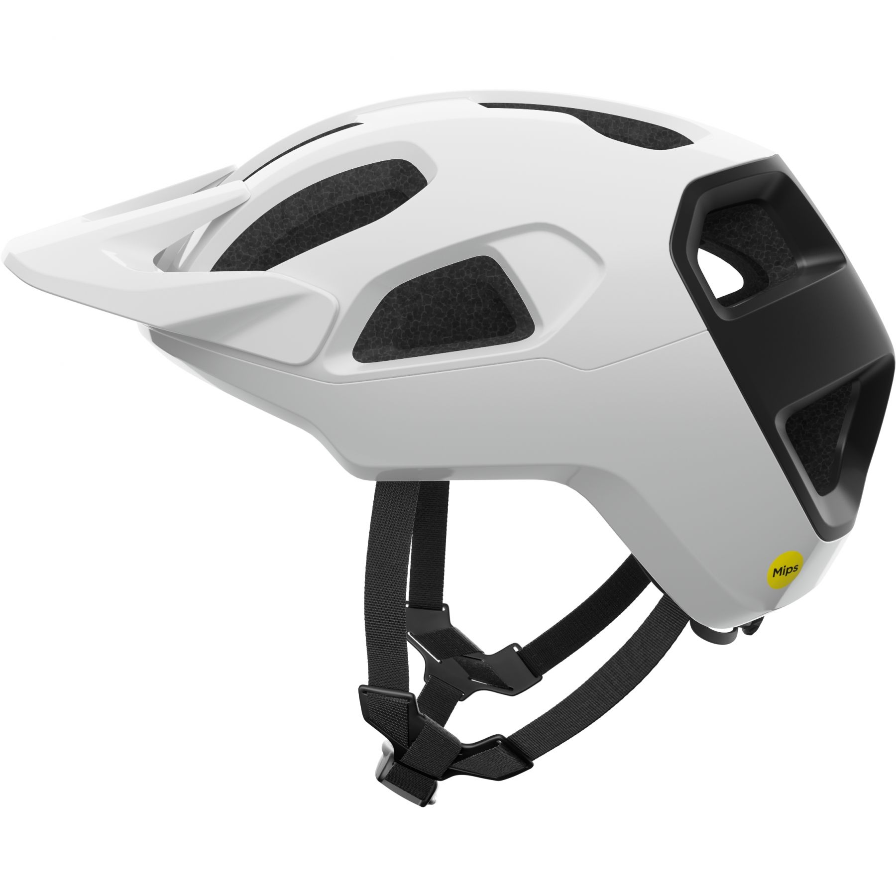 POC Cularis, Sykkelhjelm, Hydrogen White/Uranium Black Matt