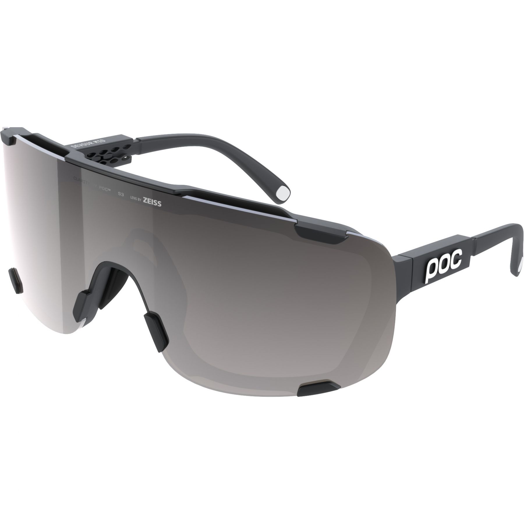 POC Devour Mid, Solbriller, Uranium Black
