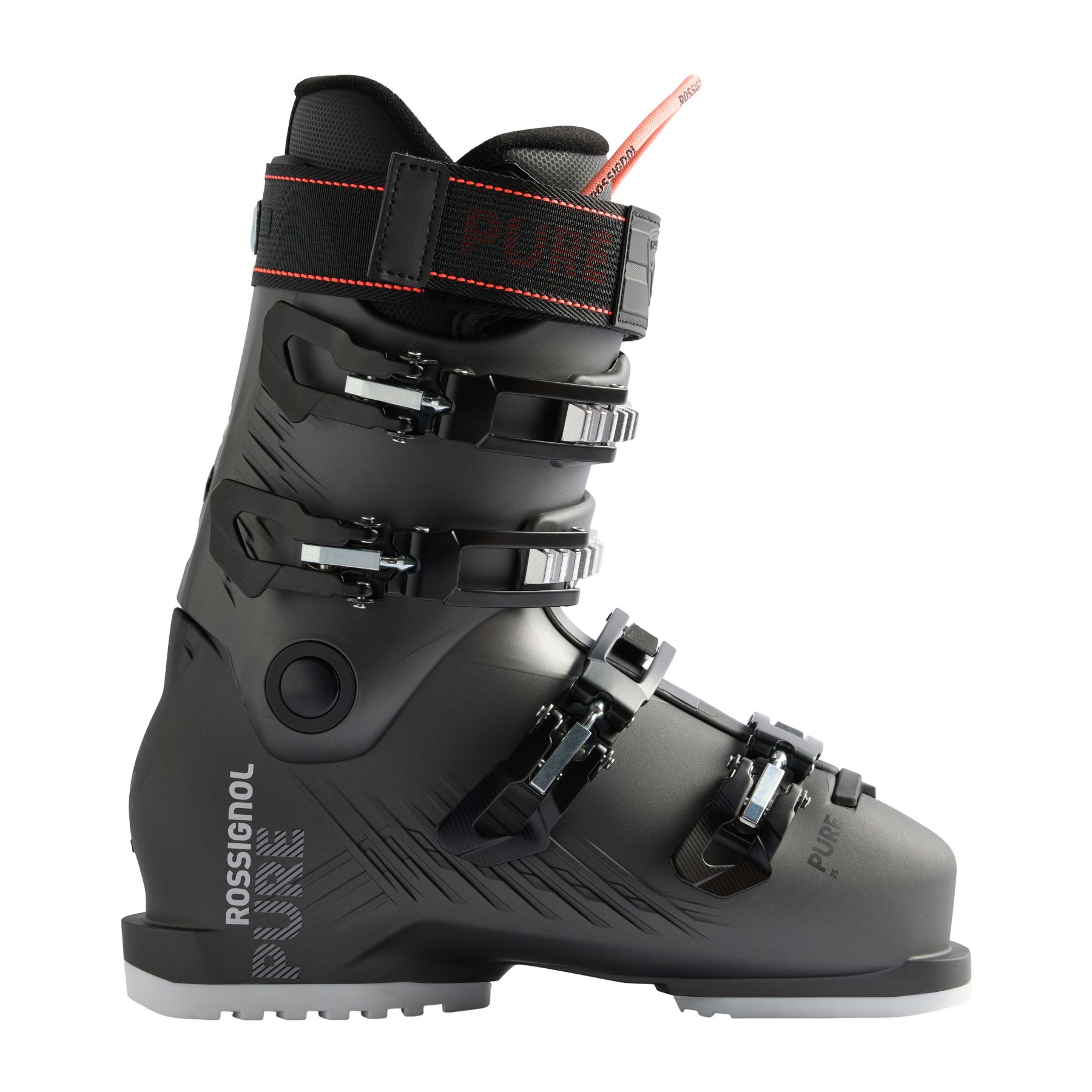 Rossignol Pure 75, Skistøvler, Dame, Dark Grey Metal