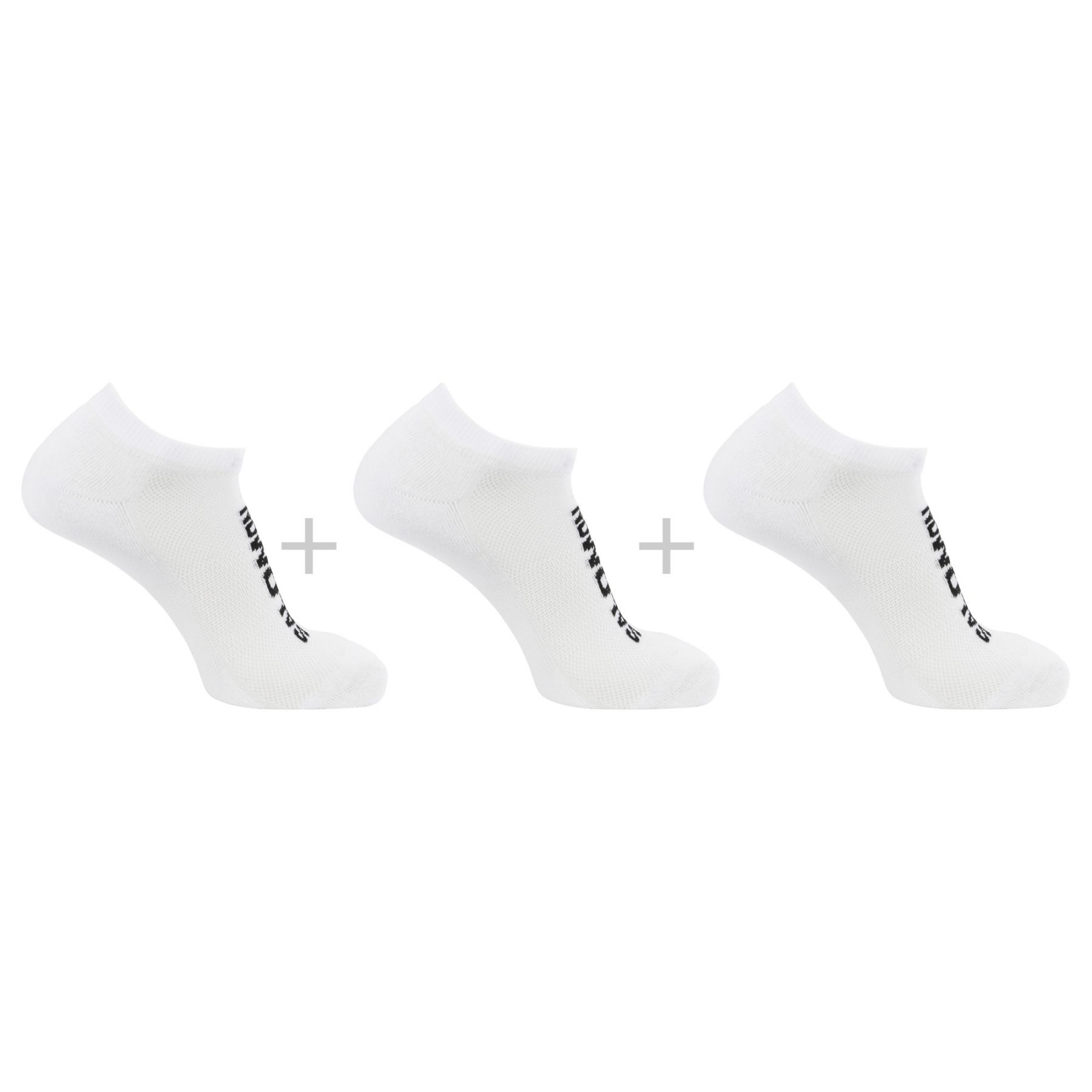 Salomon Everyday Low 3-Pack, Sokker, WHITE/WHITE/WHITE