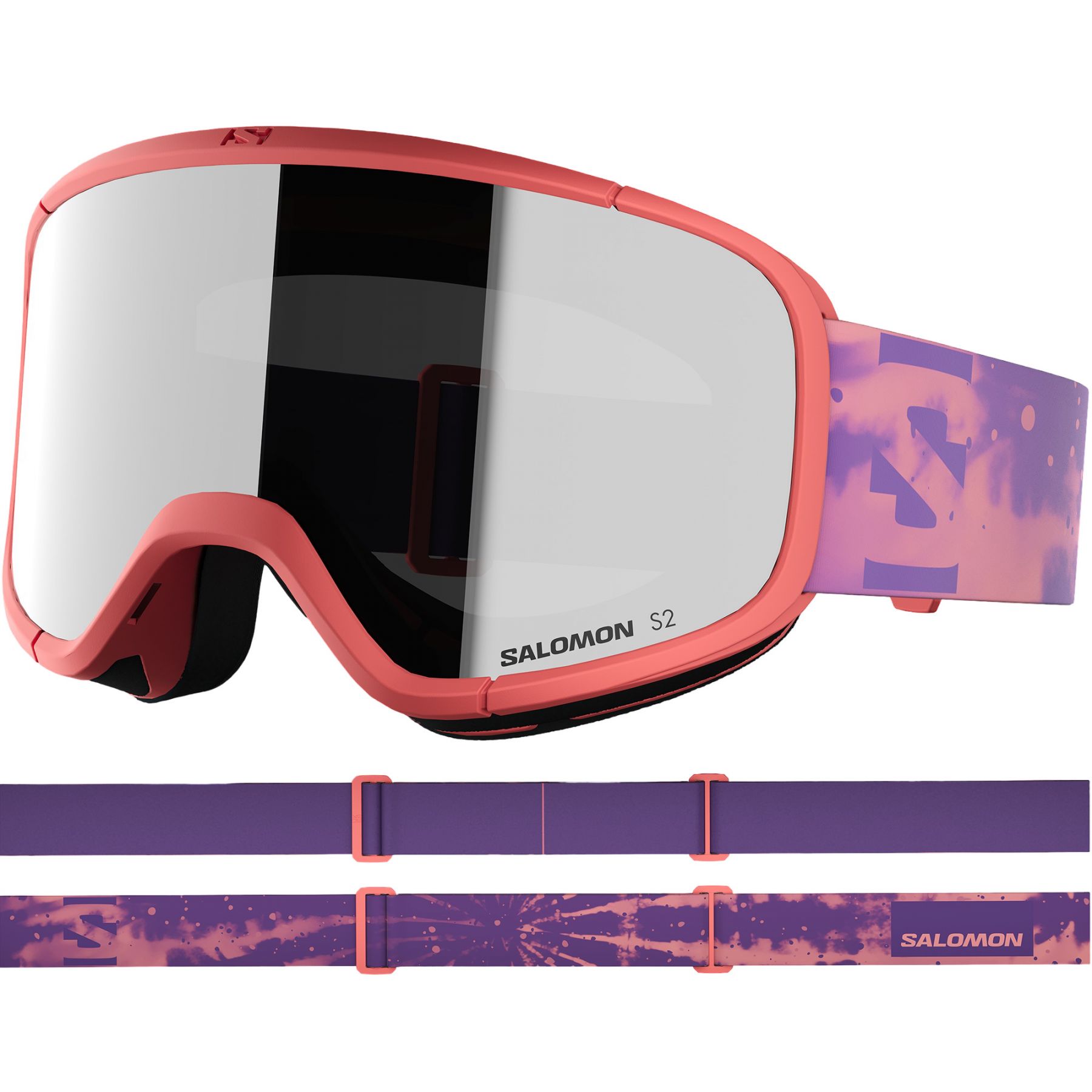 Salomon Lumi, Skibriller, Junior, Sun Kissed Coral