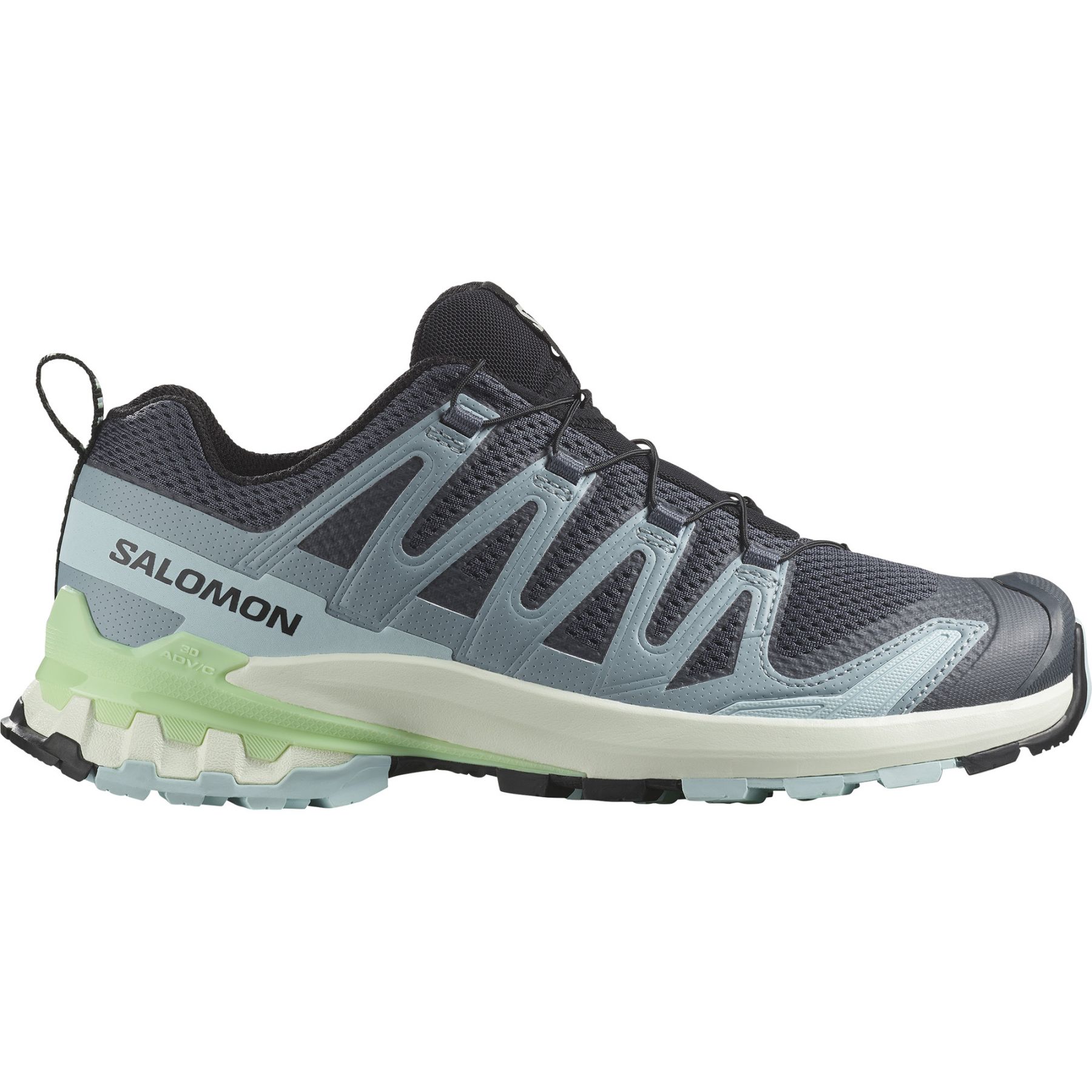 Salomon XA Pro 3D V9, Terrengsko, Dame, Turbulence/Iced Aqua/Patina Green