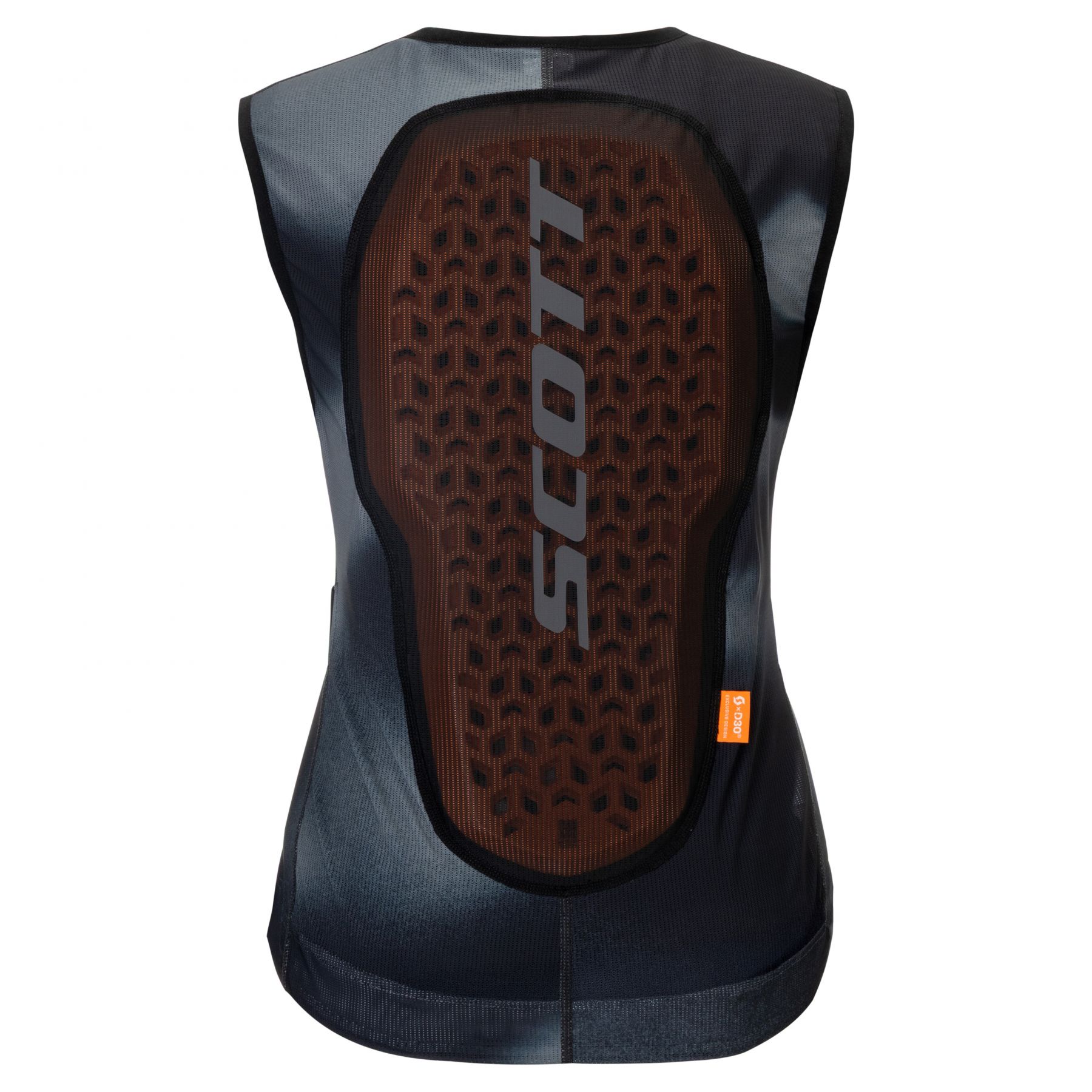 Scott Vest Airflow, Ryggplate, Dame, Caviar Black/Dark Grey