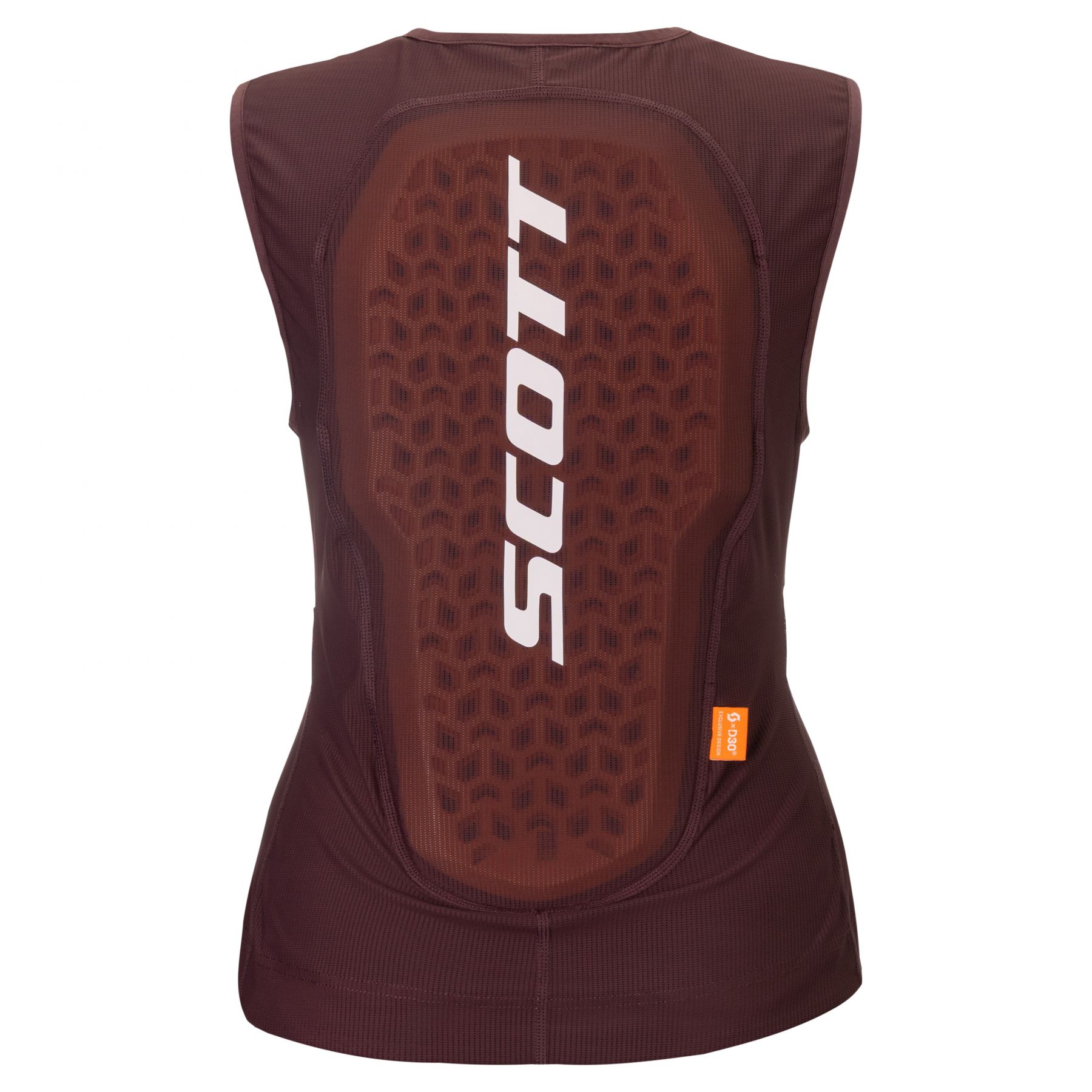 Scott Vest Airflow, Ryggplate, Dame, Cocoa Red