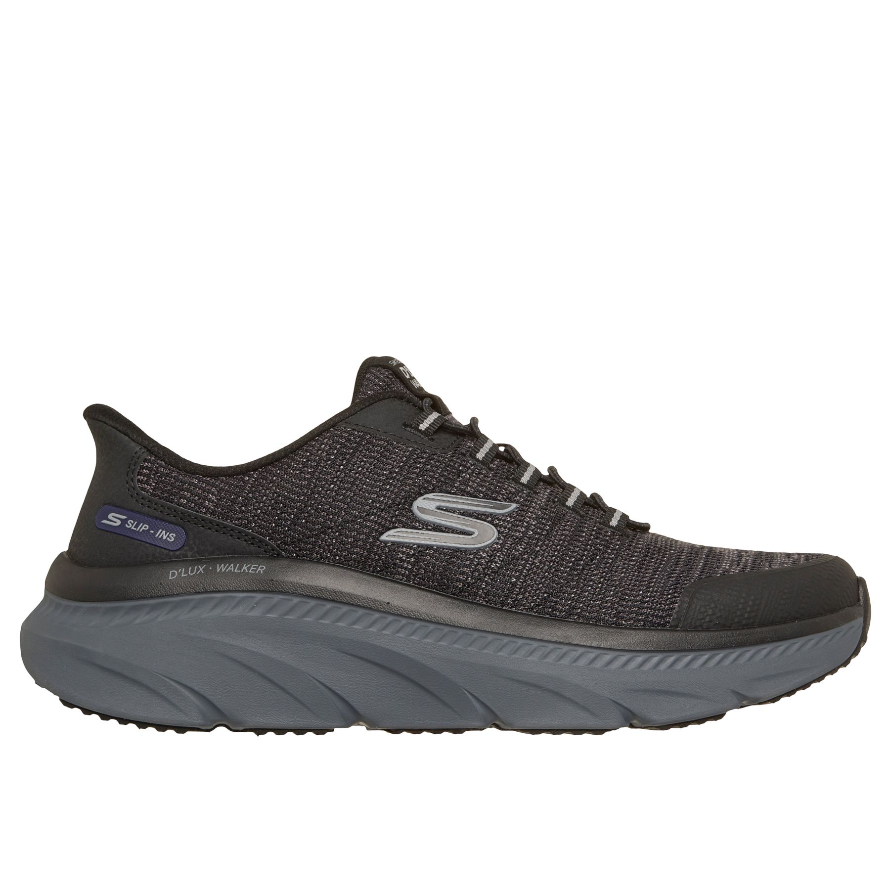 Skechers D'lux Walker 3.0 - Drevven, Utendørs Sko, Herre, Black