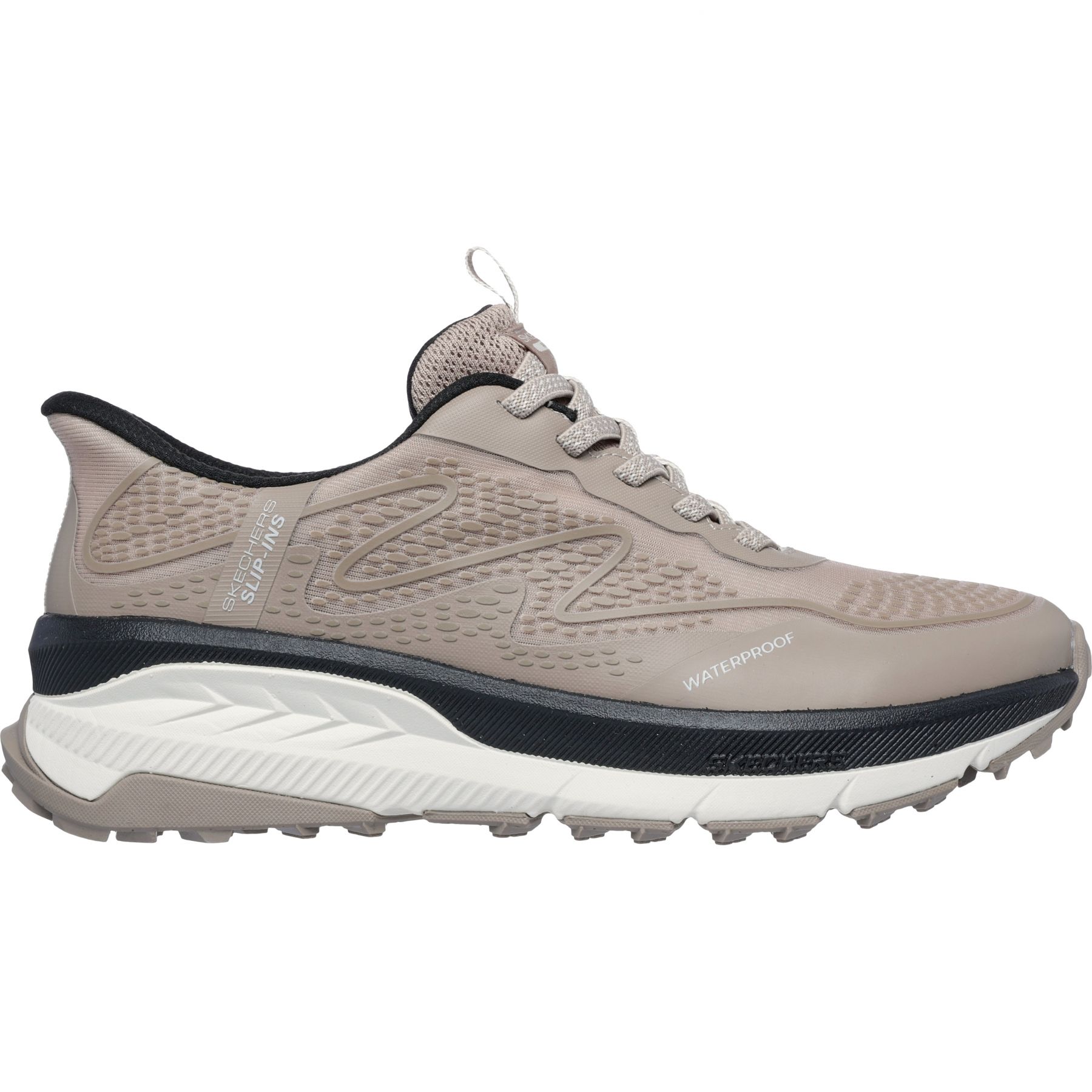 Skechers Switch Back – Mist, Outdoor Sko, Dame, Taupe/Black