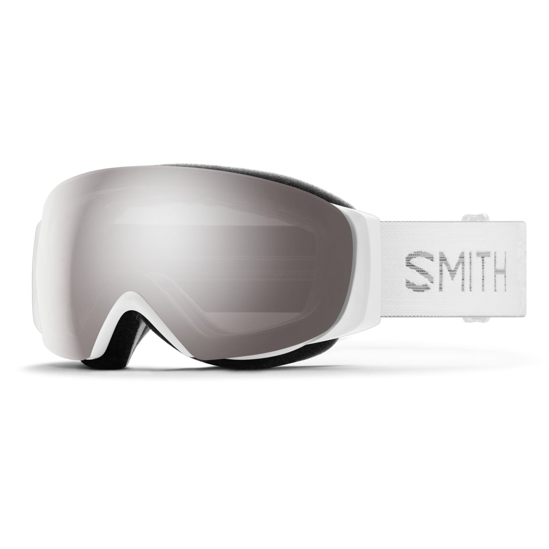 Smith IO MAG S, Skibriller, Dame, White Chunky Knit