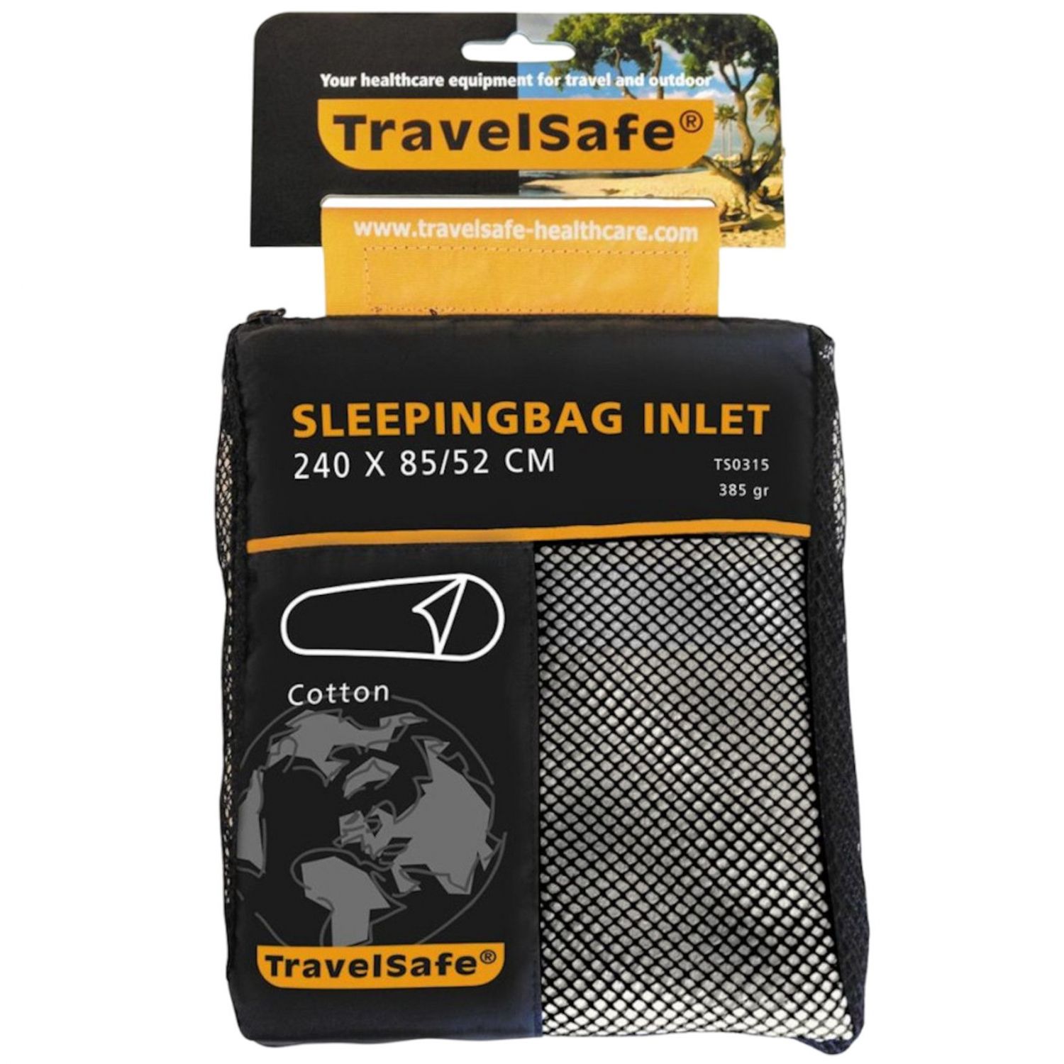 TravelSafe Bomull Sovepose innlegg, mumie