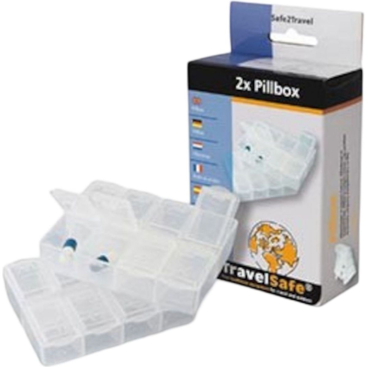 TravelSafe Pilleeske, 2 stk.