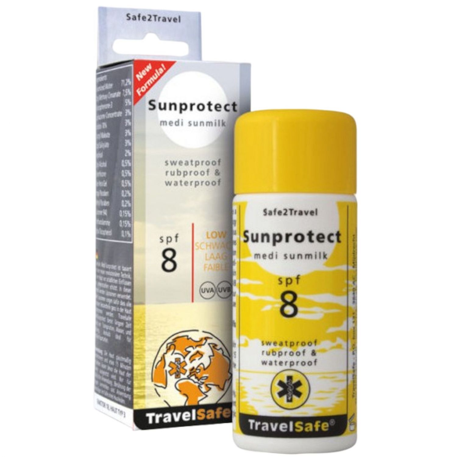 TravelSafe Solkrem, faktor 8