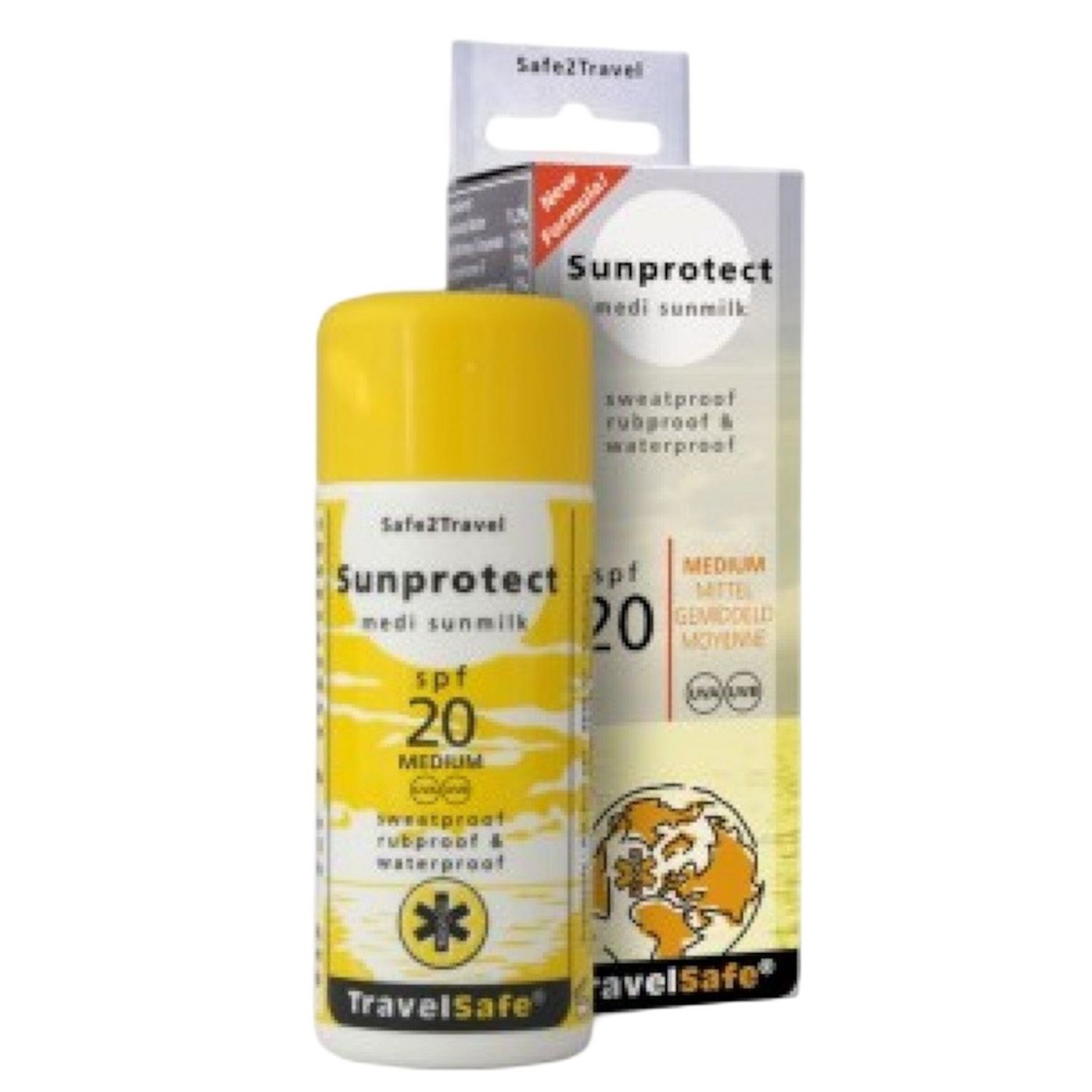 TravelSafe Solkrem, SPF 20, 75 ml
