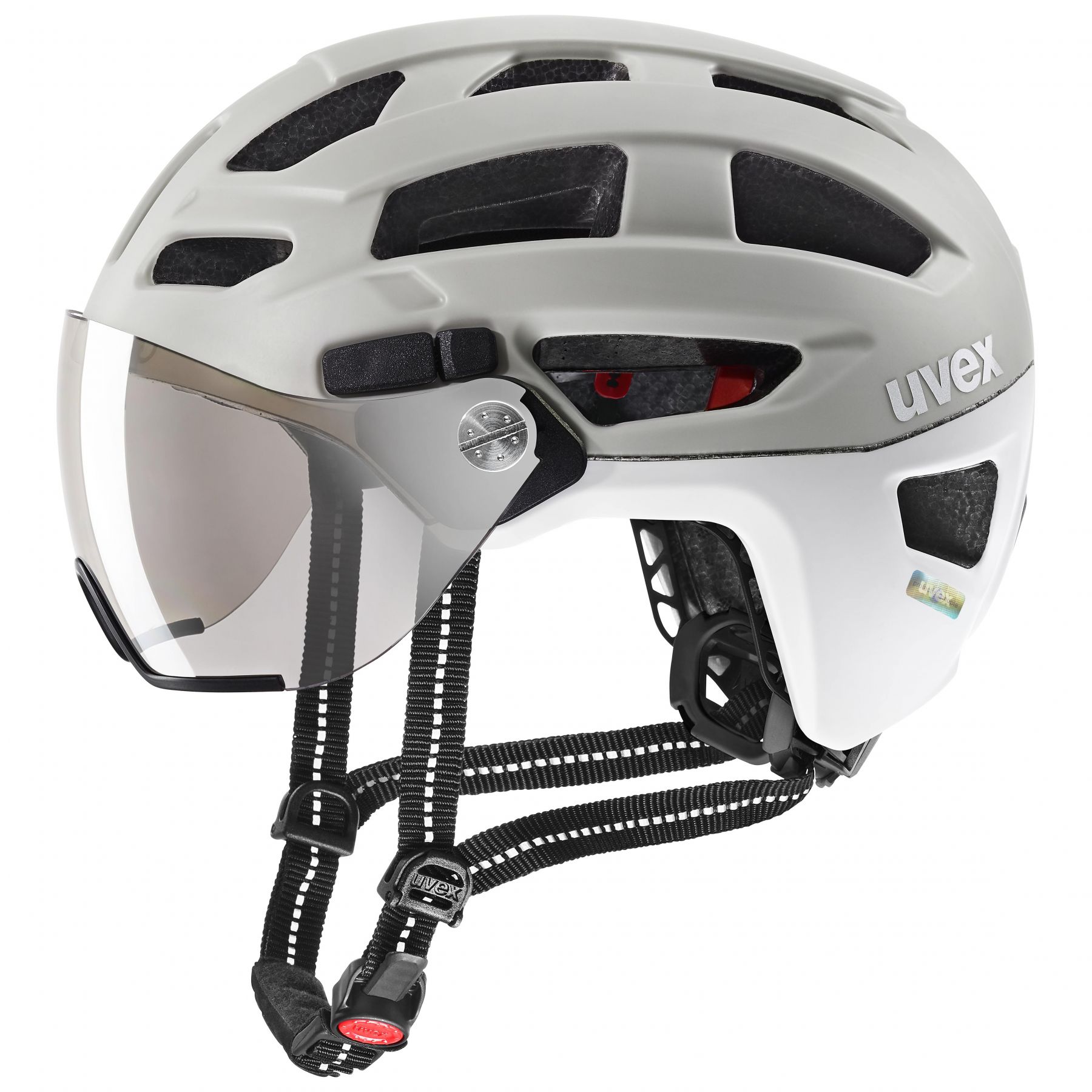 Uvex finale visor, Sykkelhjelm, Sand-White Matt