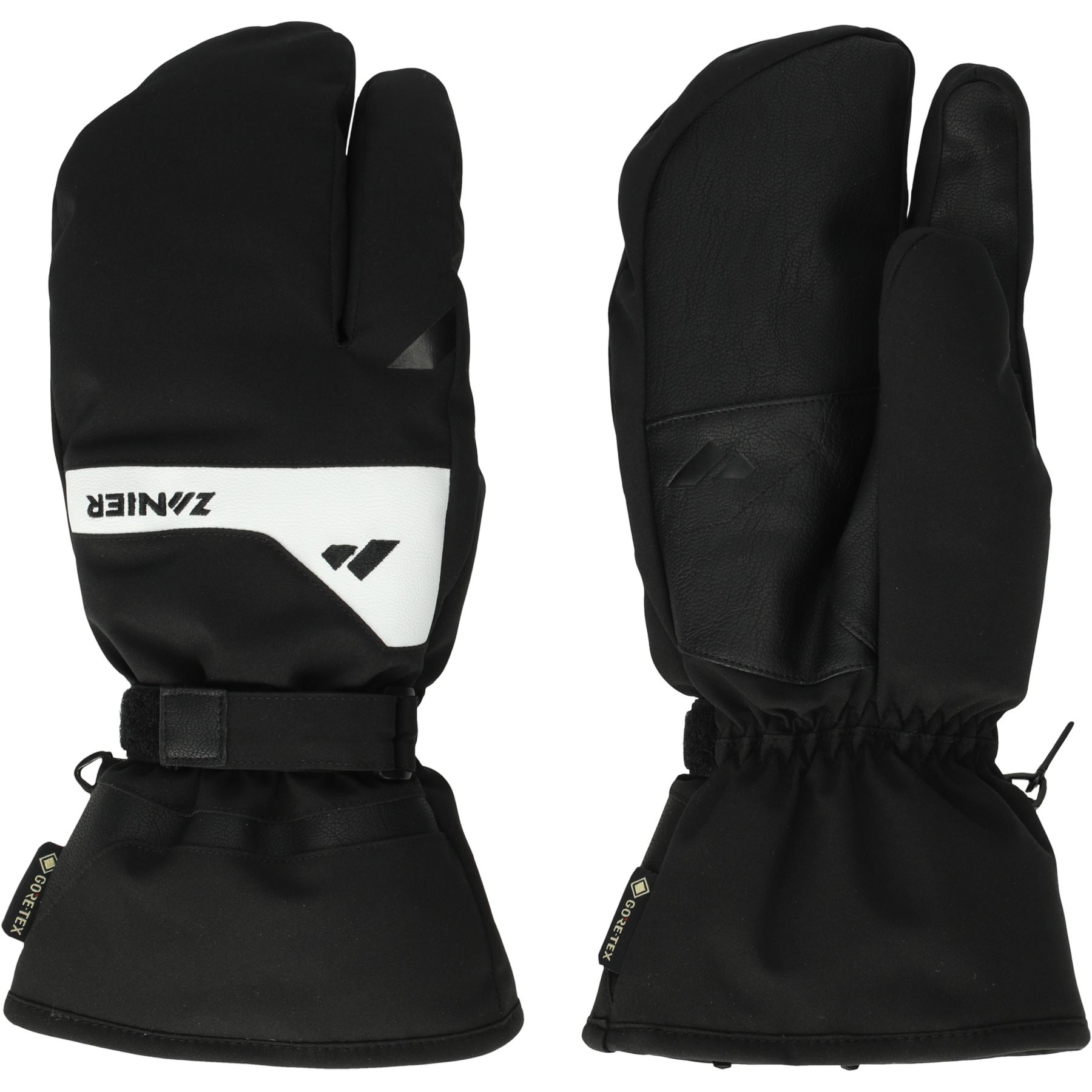 Zanier Cortina GTX 3-finger, Skihansker, Black